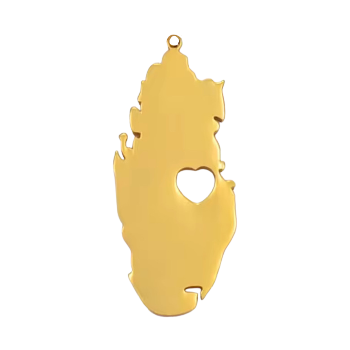 Qatar Map Charm