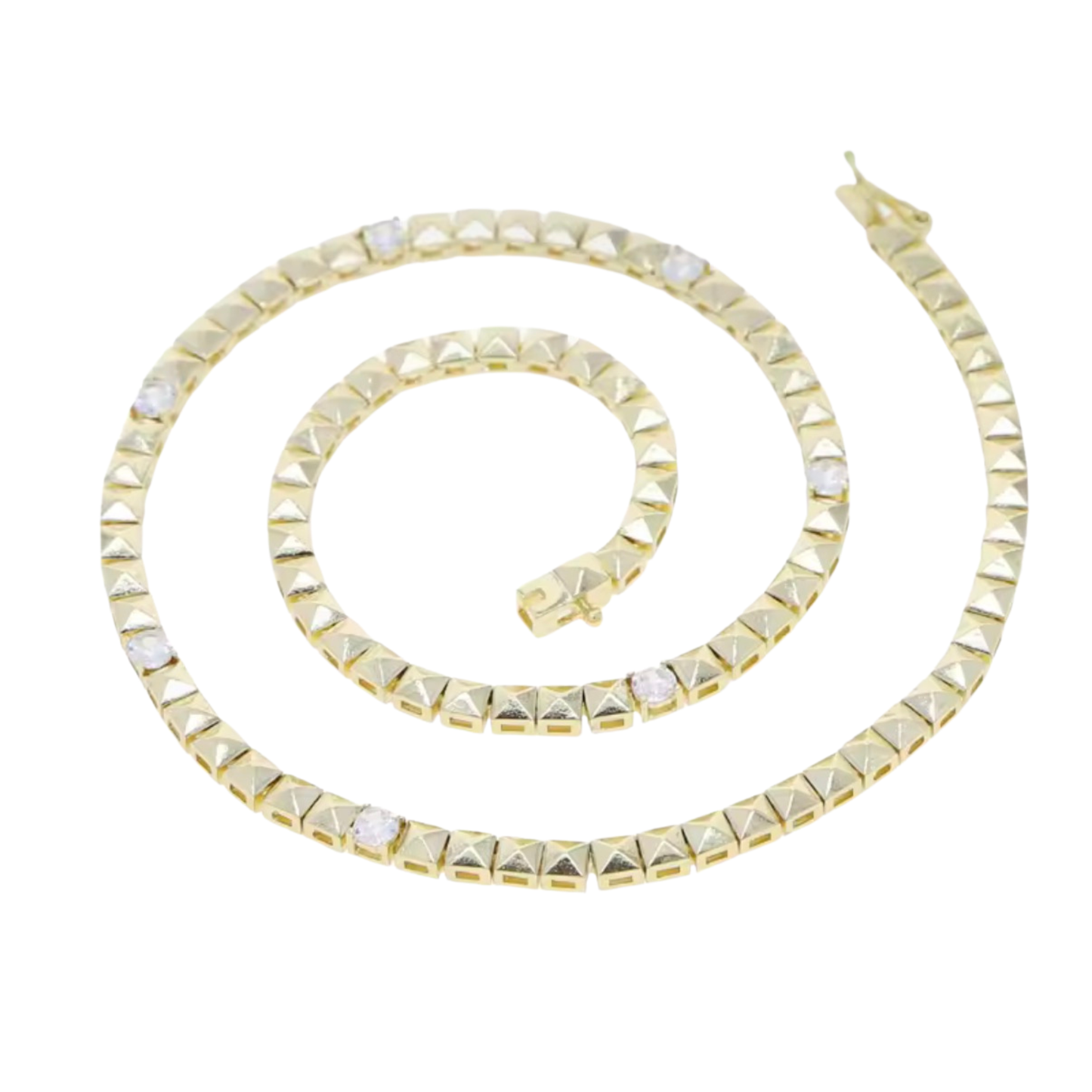 Cube Sparkle Necklace