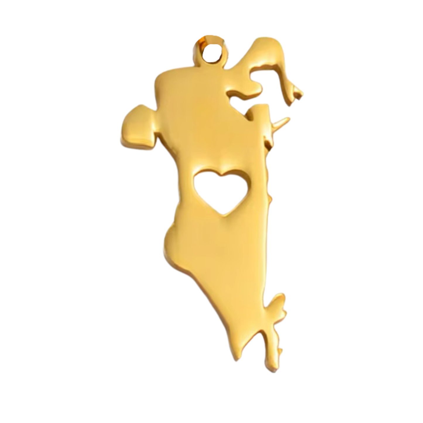 Bahrain Map Charm