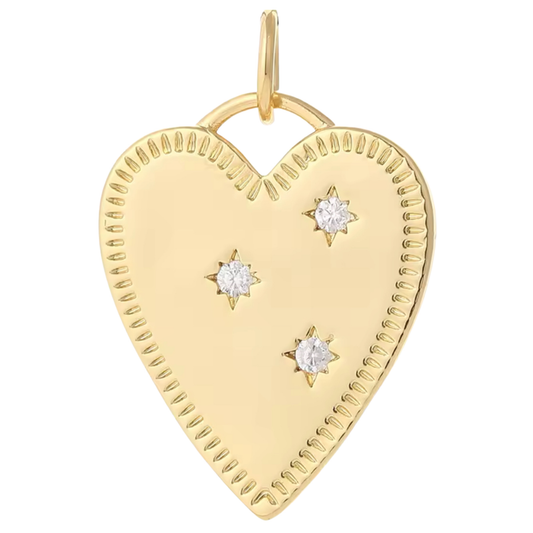Galaxy Heart Charm