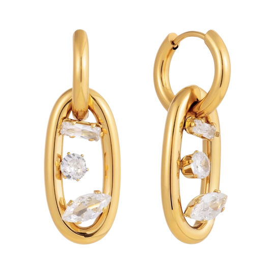 Confetti Loop Waterproof Earrings