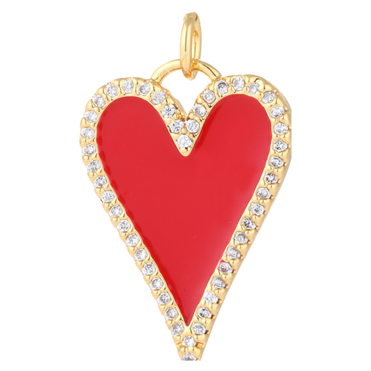 Long Distance Heart Charm
