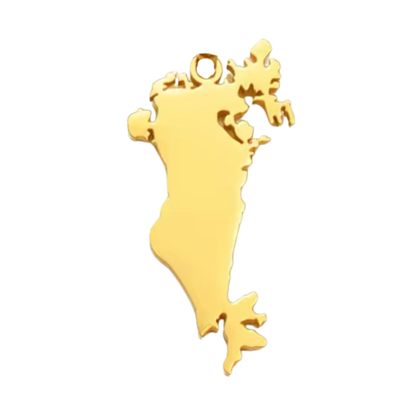 Bahrain Map Charm