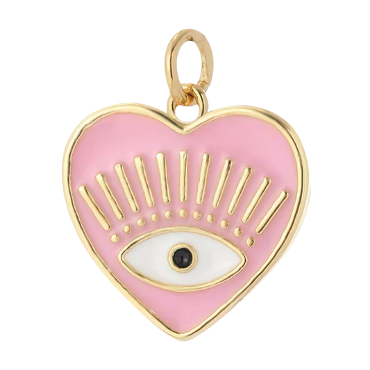 The Look Heart Charm