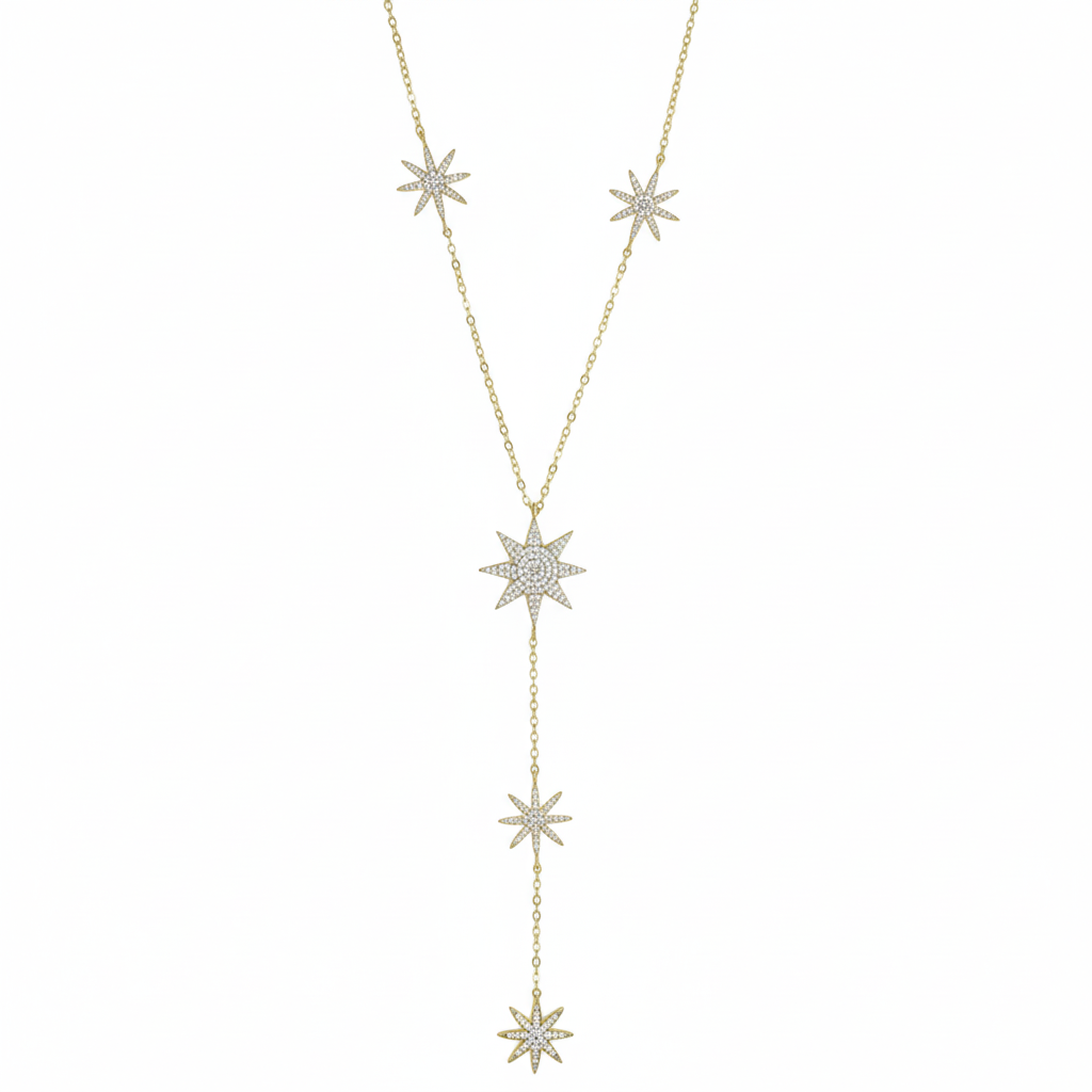 Falling Star Drop Necklace