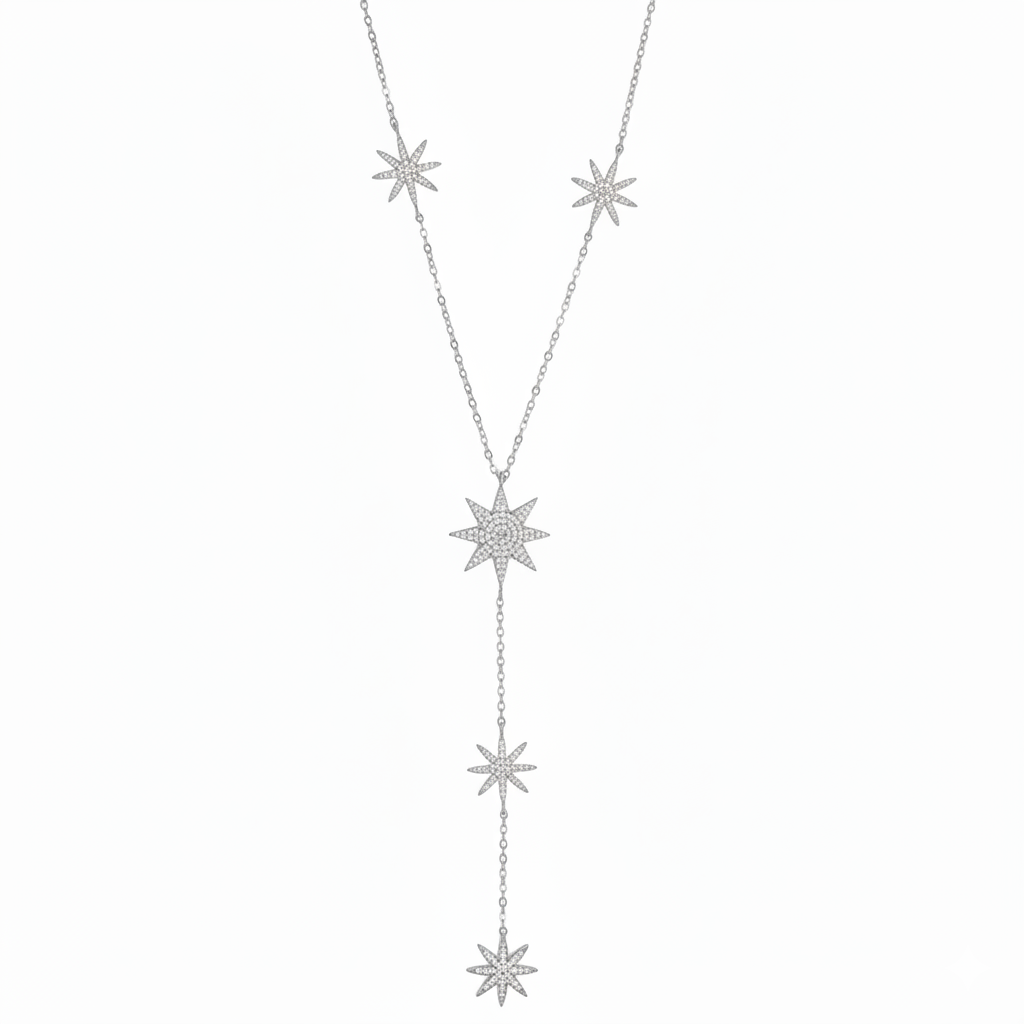 Falling Star Drop Necklace