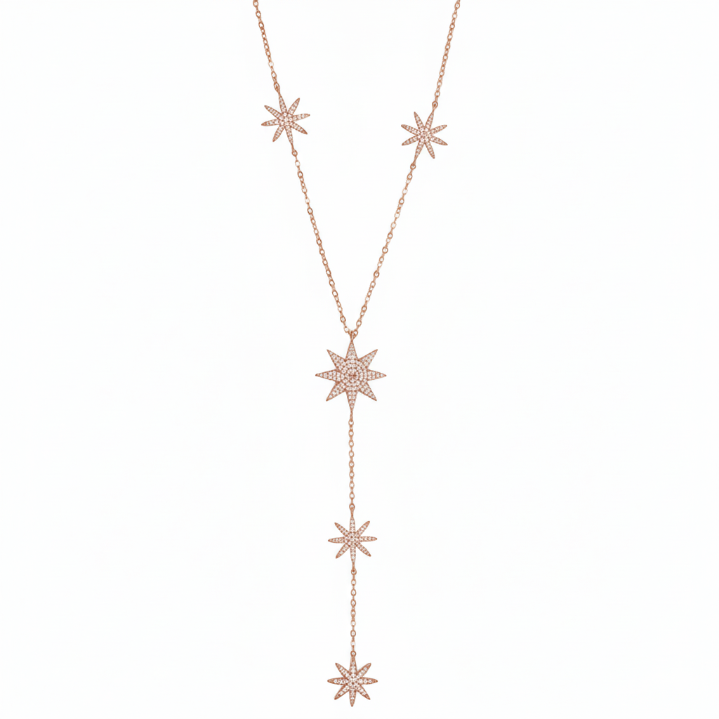 Falling Star Drop Necklace