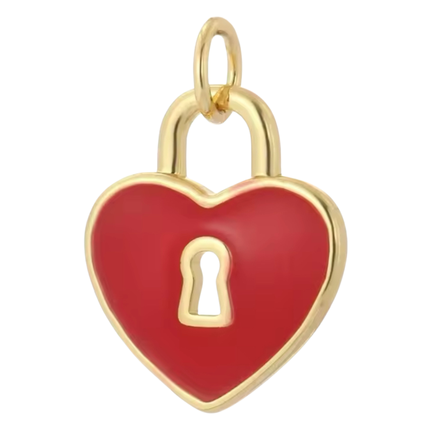Locked Heart Charm