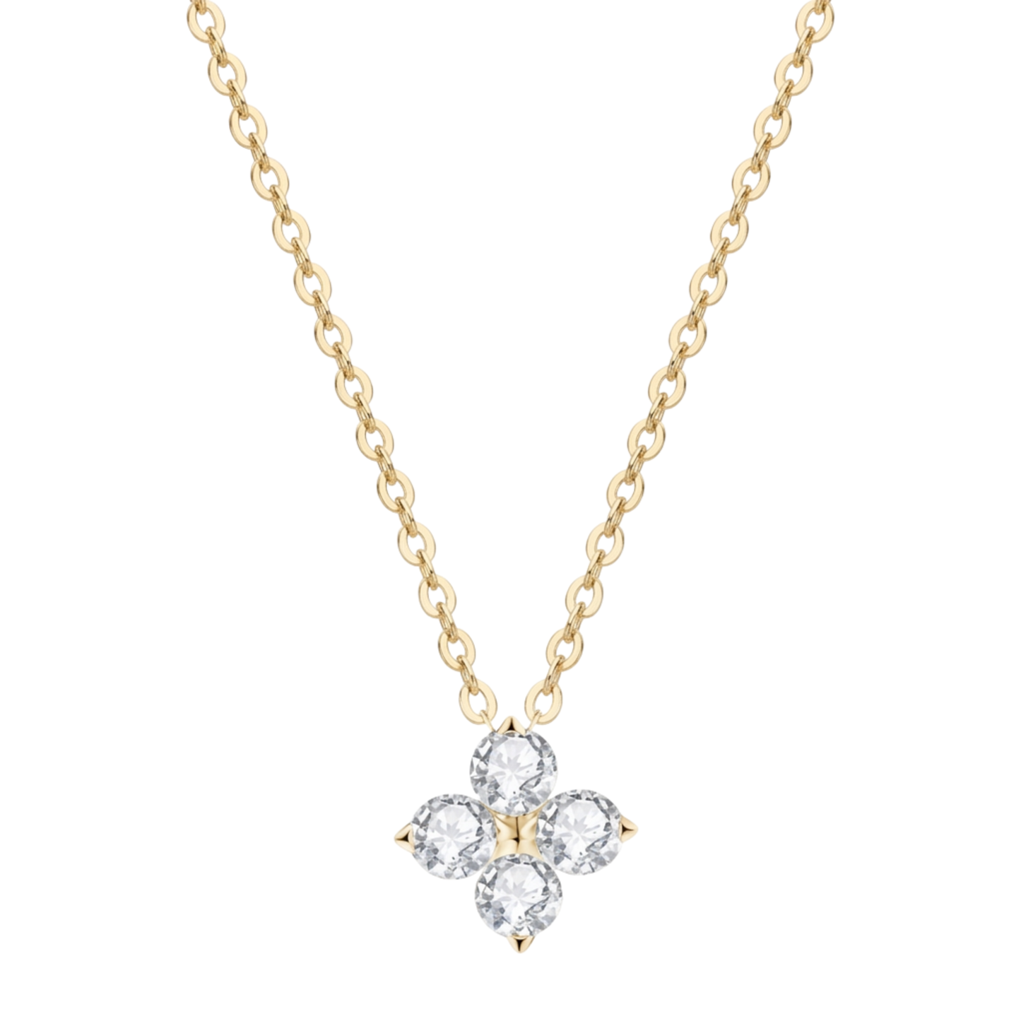 Moissanite Blossom Necklace