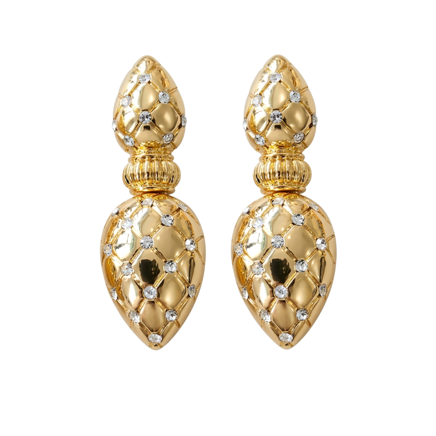 Quilted Drops Earrings
