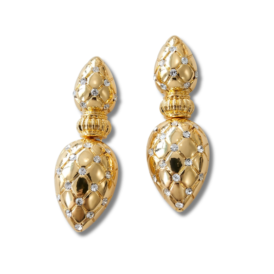 Quilted Drops Earrings